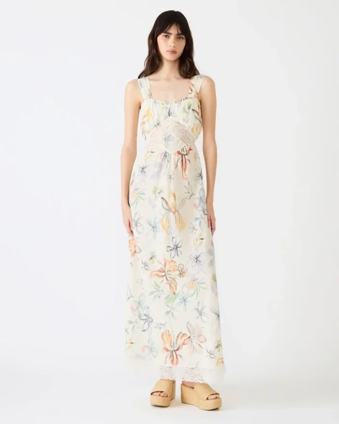 Alexus-kjole i vintage elfenben