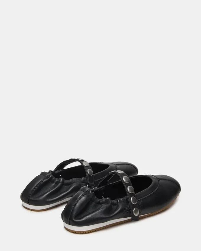 Anaya sort læder med nitter