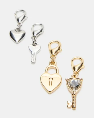 Ankelkædesæt med låsevedhæng Ankelkædesæt med låsevedhæng