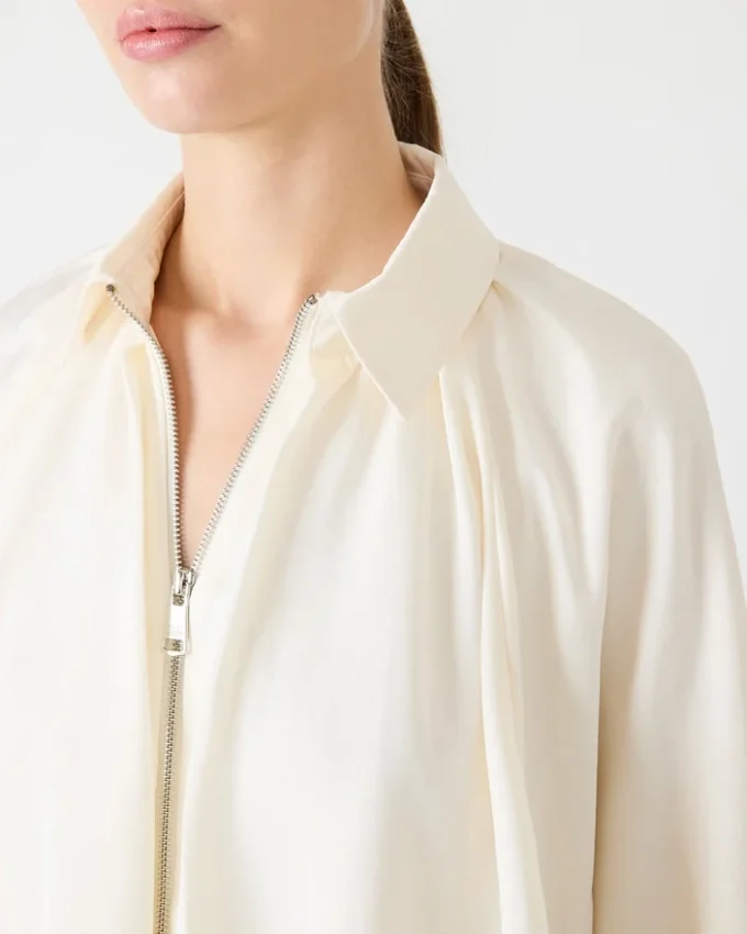 Aspen-jakke, cremefarvet