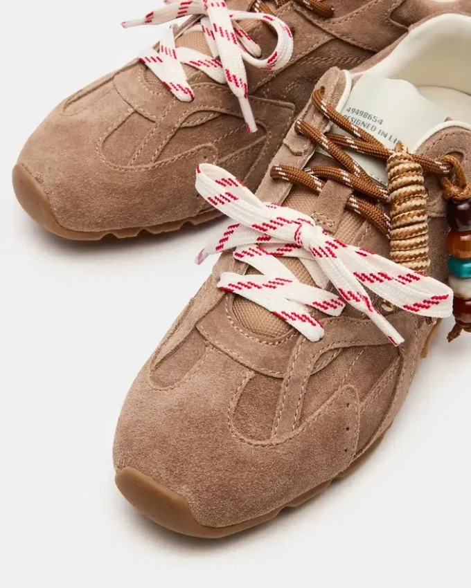 Aziel Charm Taupe Suede