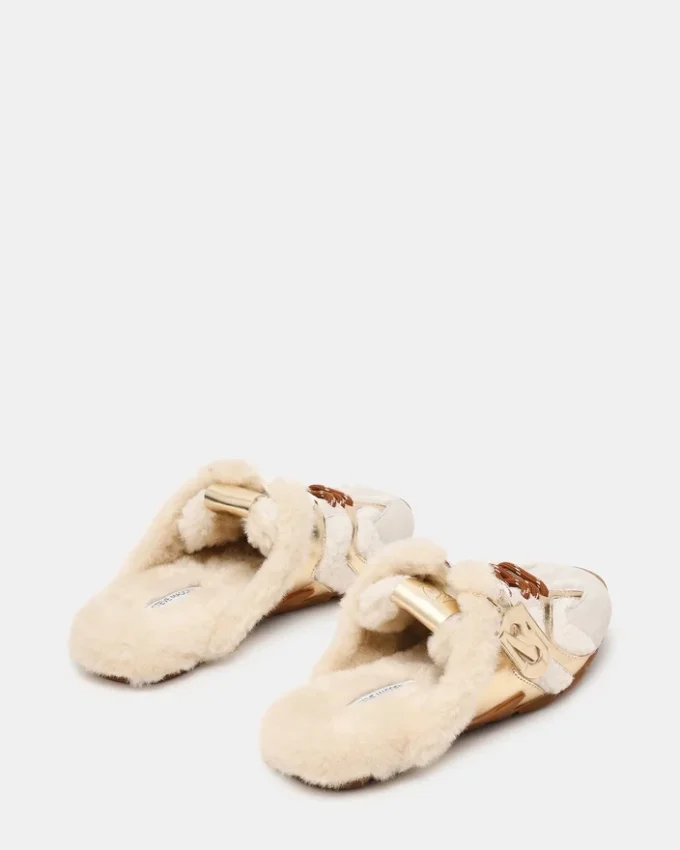 Aziel Mule Faux Fur Shearling