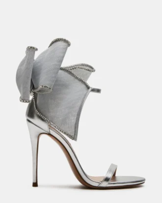 Benni sølvfarvede rhinestones