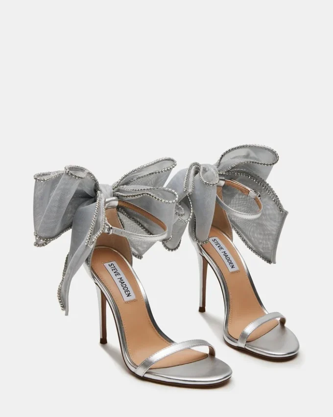 Benni sølvfarvede rhinestones