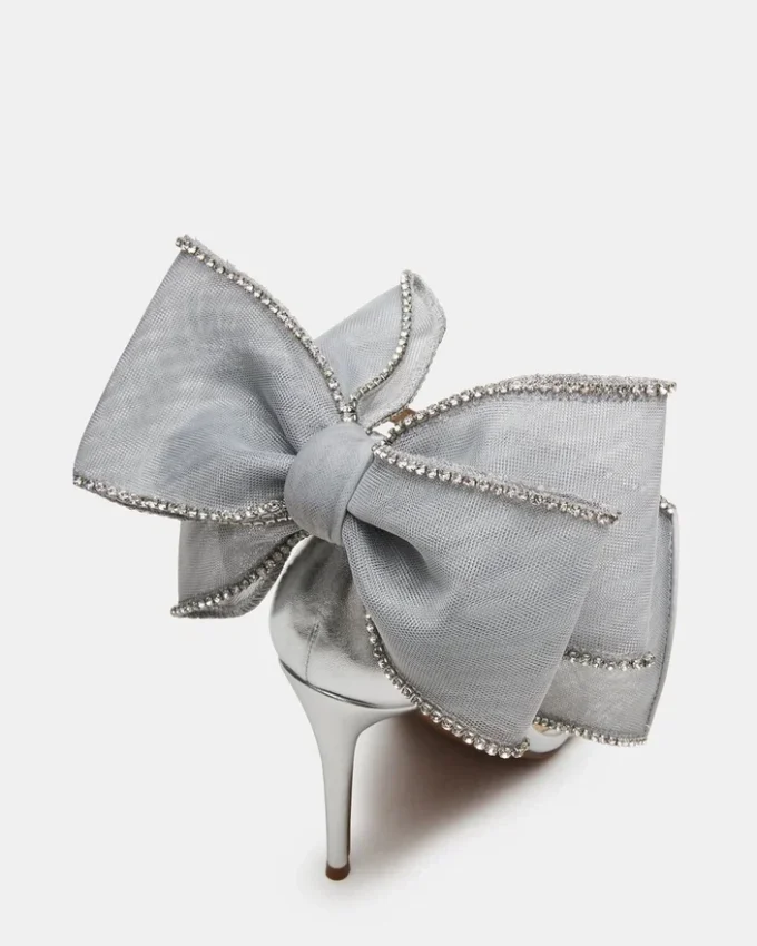 Benni sølvfarvede rhinestones