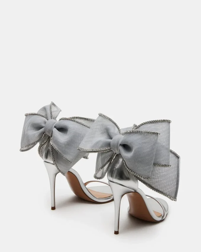 Benni sølvfarvede rhinestones