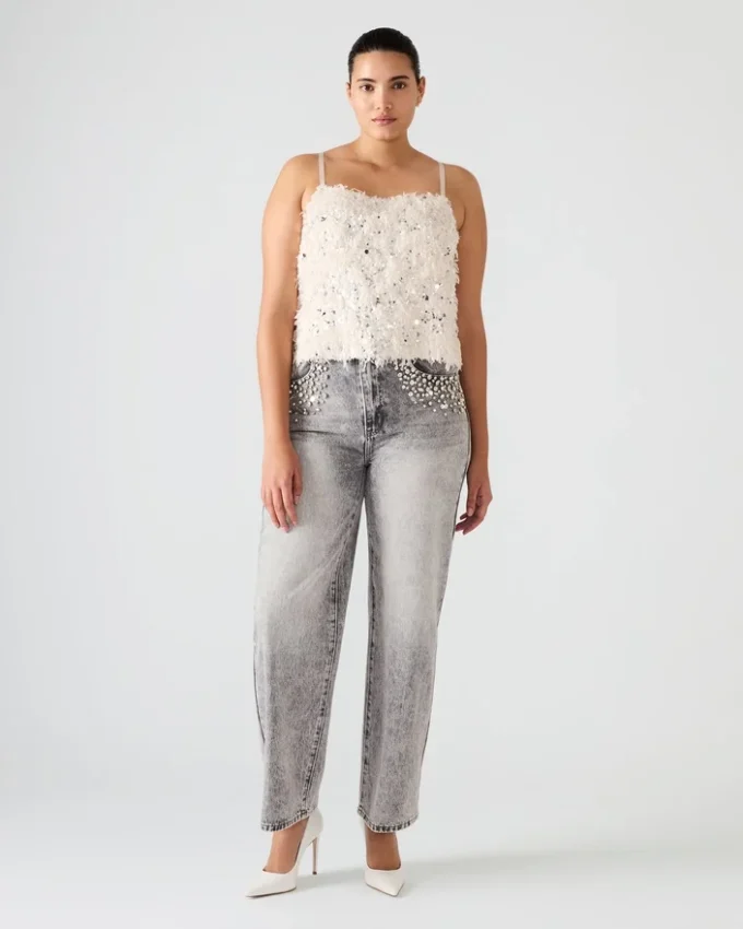 Blakelyn Feather Top Ivory