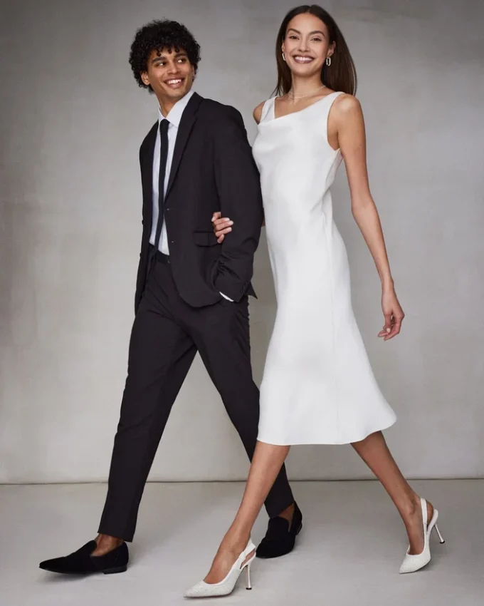 Bri hvid blonder med perler