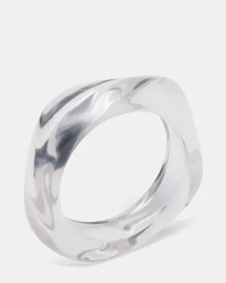 Buet retroarmbånd, gennemsigtigt