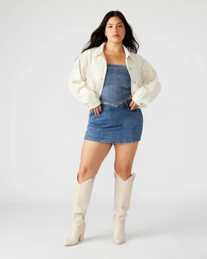 Canyon denimjakke, creme