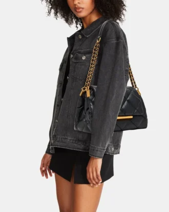 Colette-taske sort/guld