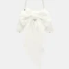 Cosette-taske i hvid satin Cosette-taske i hvid satin
