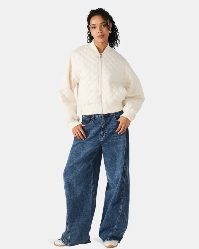 Darla-jakke, elfenben