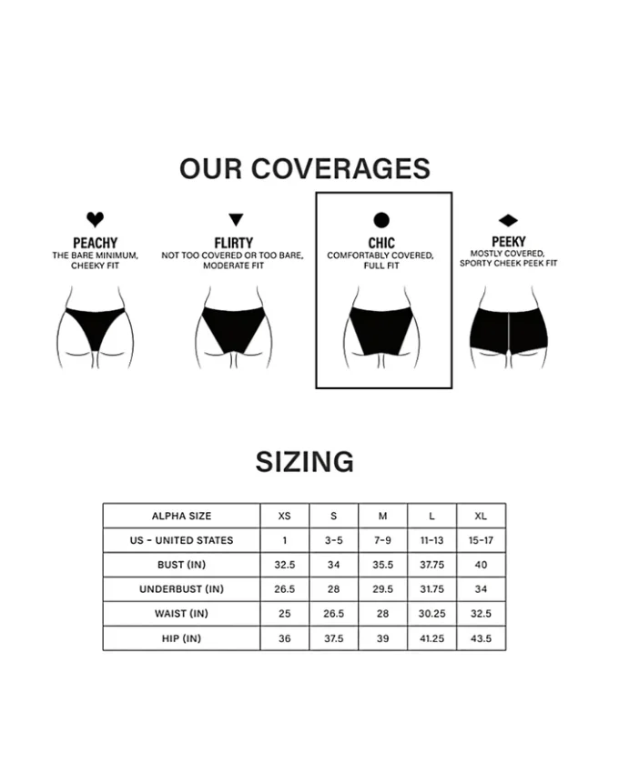 Sleek ‘N Chic bikinibund, sort