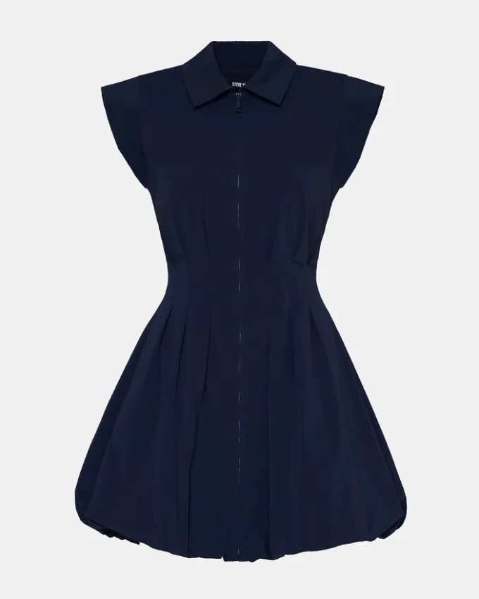 Dyanne-kjole i marineblå Dyanne-kjole i marineblå