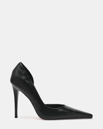 Elegant sort læder
