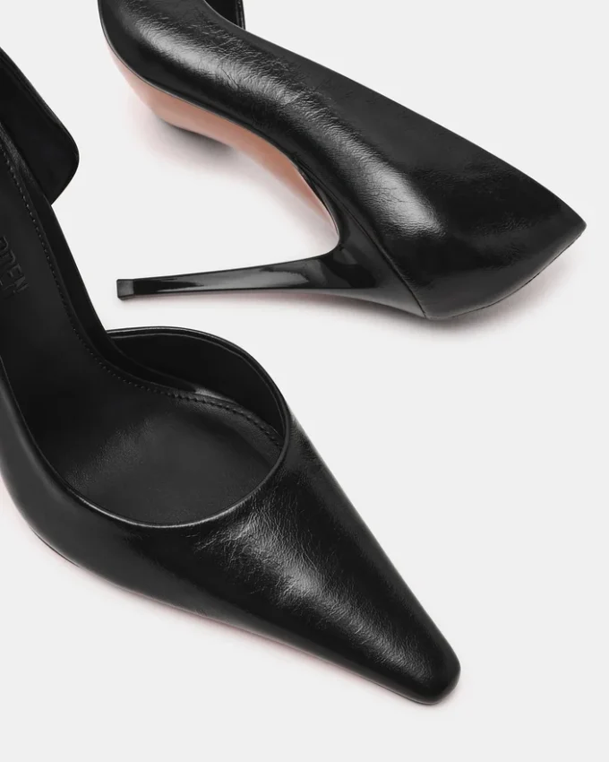 Elegant sort læder Elegant sort læder