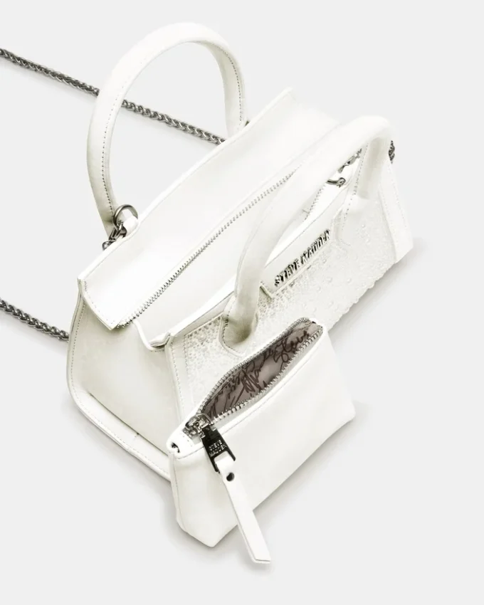 Ferskenfarvet taske Hvid Multi Ferskenfarvet taske Hvid Multi