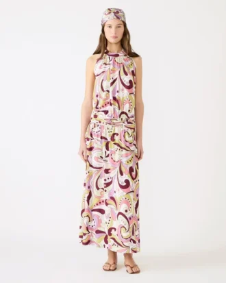 Gala-kjole Petal Paisley