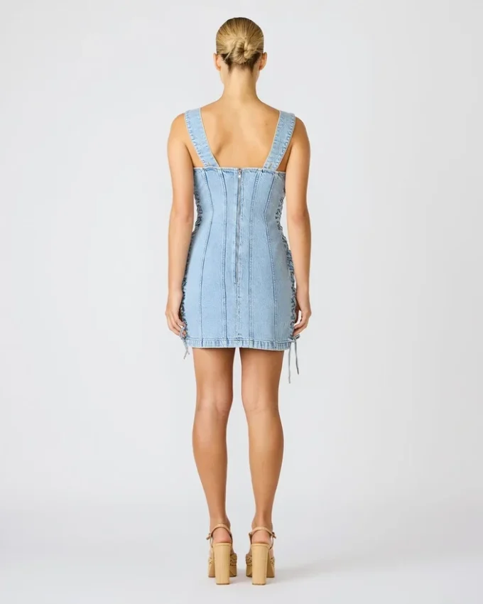 Gianka-kjole i Hazey Blue Gianka-kjole i Hazey Blue