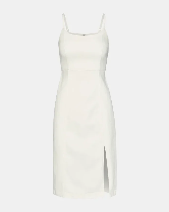 Giselle denimkjole, hvid