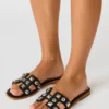 Hadyn Studs sort læder