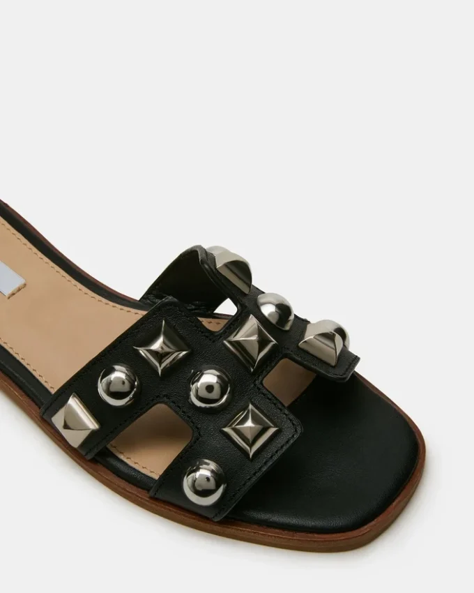 Hadyn Studs sort læder