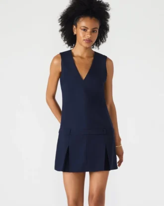 Henley-kjole Midnight