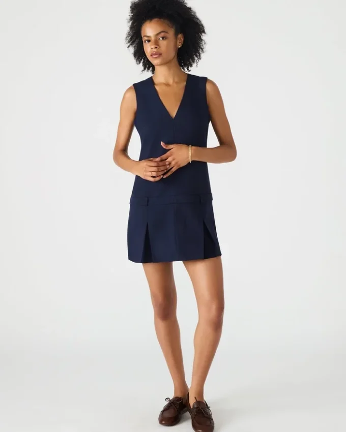 Henley-kjole Midnight
