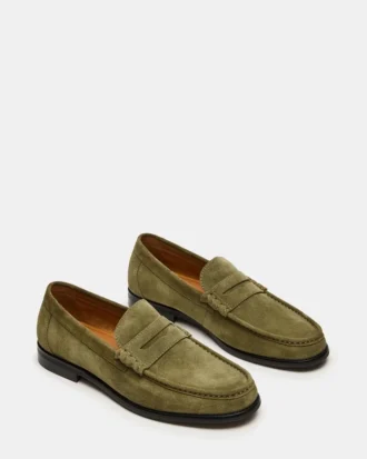 Huckle Green Suede Huckle Green Suede