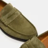 Huckle Green Suede