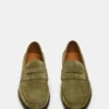 Huckle Green Suede