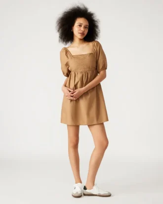 Inara-kjole, beige