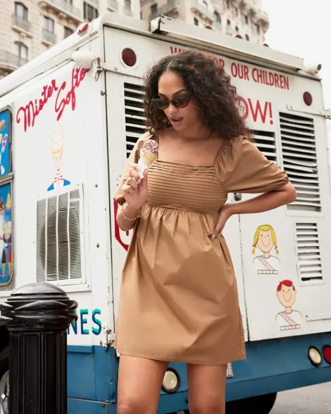 Inara-kjole, beige Inara-kjole, beige