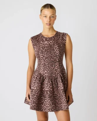 Irinna-kjole med Hot Spots-print
