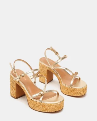 Jayce Gold Raffia