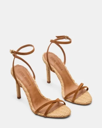 Jypsey Chestnut Suede Raffia Jypsey Chestnut Suede Raffia