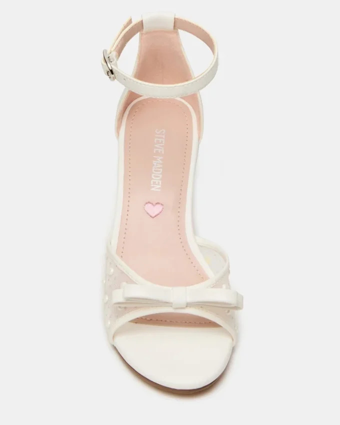 Kids Adia White Mesh