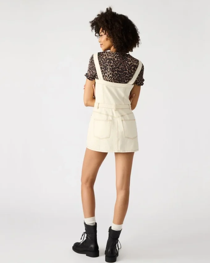 Lake denimkjole, creme Lake denimkjole, creme