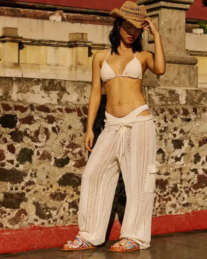 Hæklet bikini-cover-up Pearl