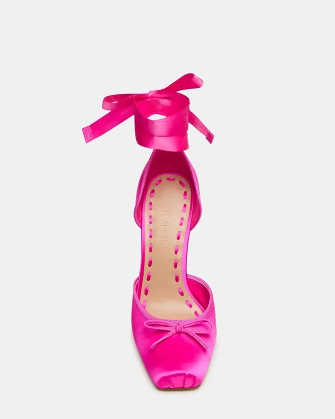 Larina Hot Pink Satin