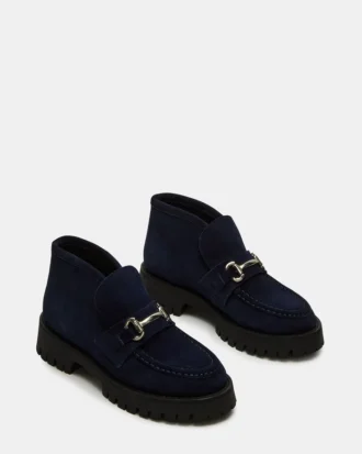 Leon Navy Suede