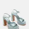 Liandra Teal Satin Liandra Teal Satin
