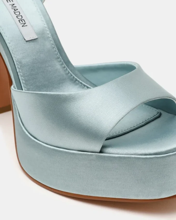 Liandra Teal Satin Liandra Teal Satin