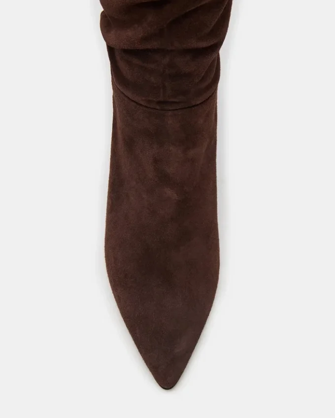 Linger brun ruskind Linger brun ruskind