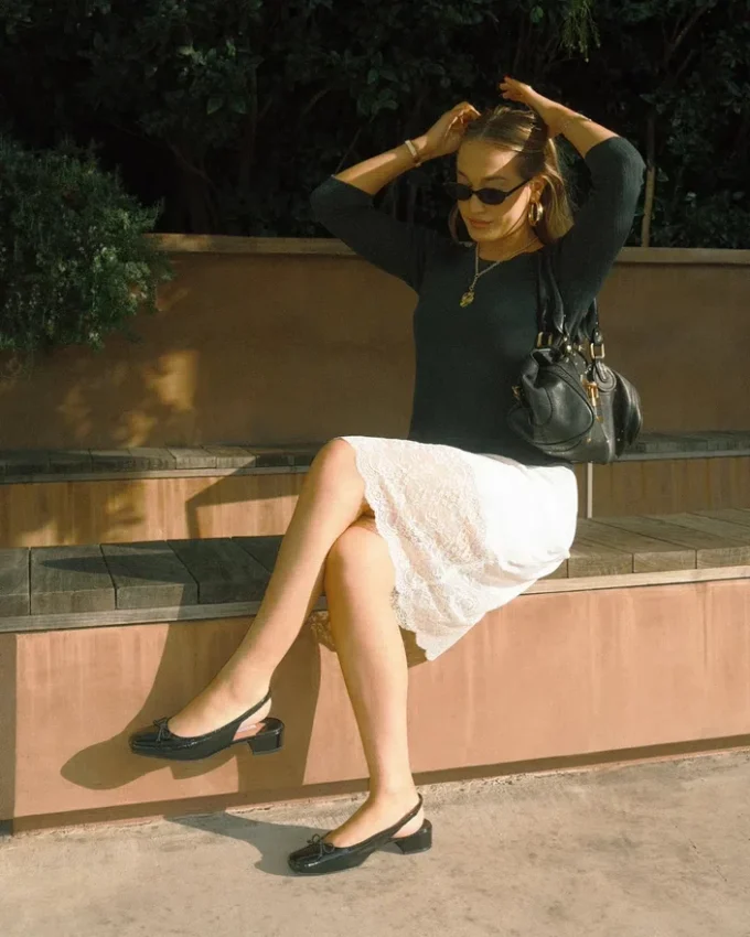 Loved Black Crinkle Patent