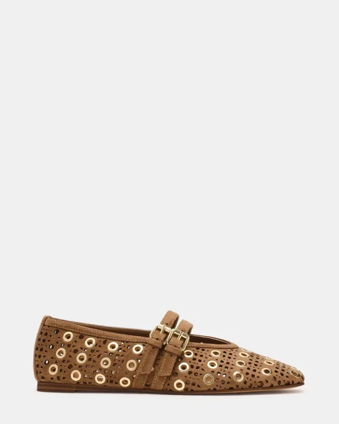 Lydia Perforated Taupe Lydia Perforated Taupe