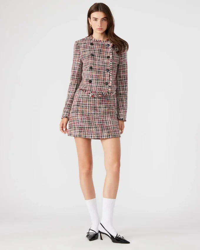 Mattea nederdel Rød Multi Mattea nederdel Rød Multi