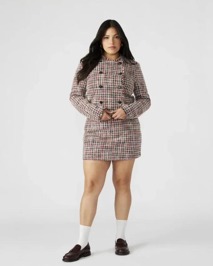 Mattea nederdel Rød Multi Mattea nederdel Rød Multi