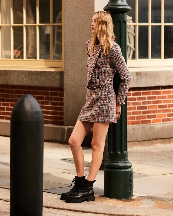 Mattea nederdel Rød Multi Mattea nederdel Rød Multi